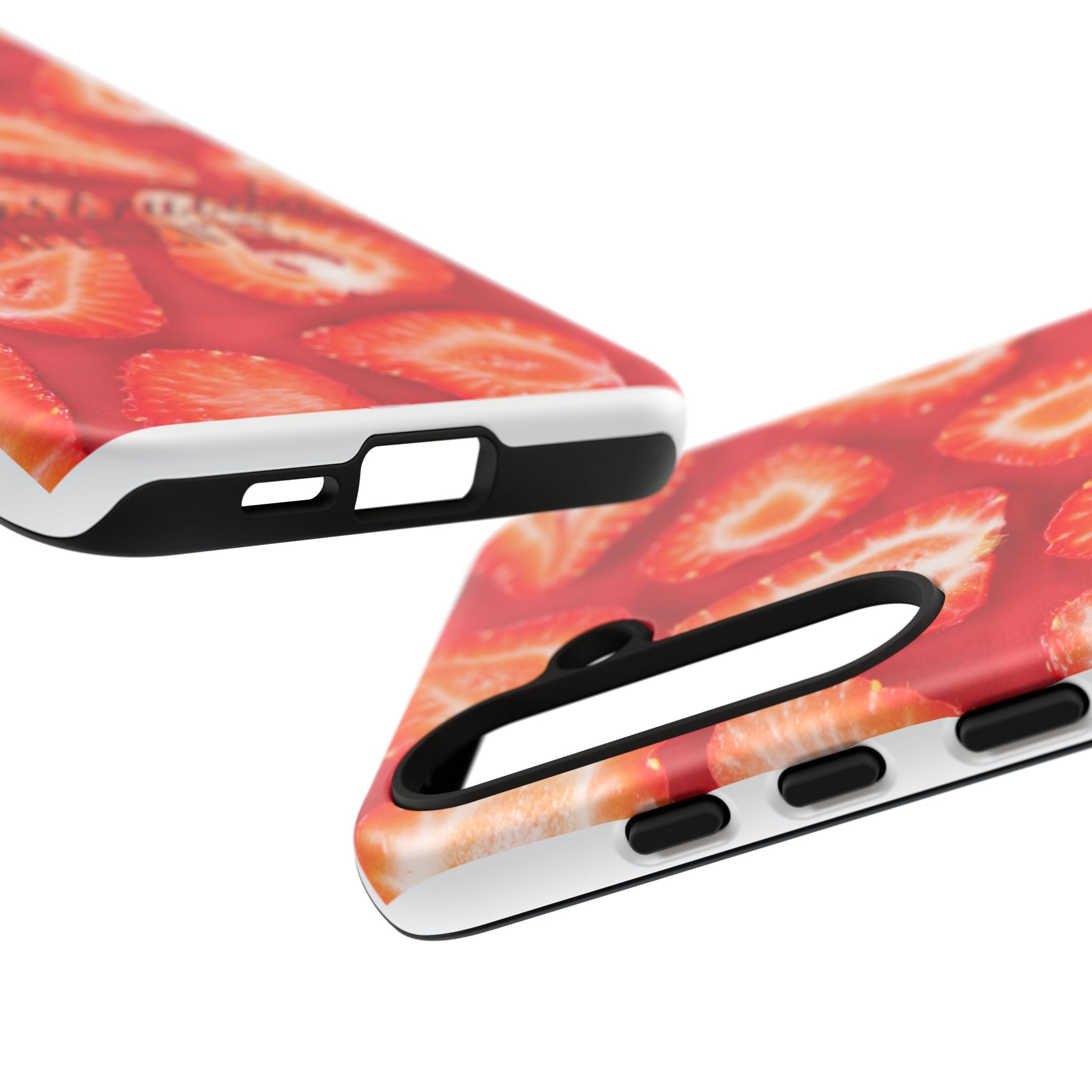 Strawberry Phone Case — Bold Red Fruit Pattern