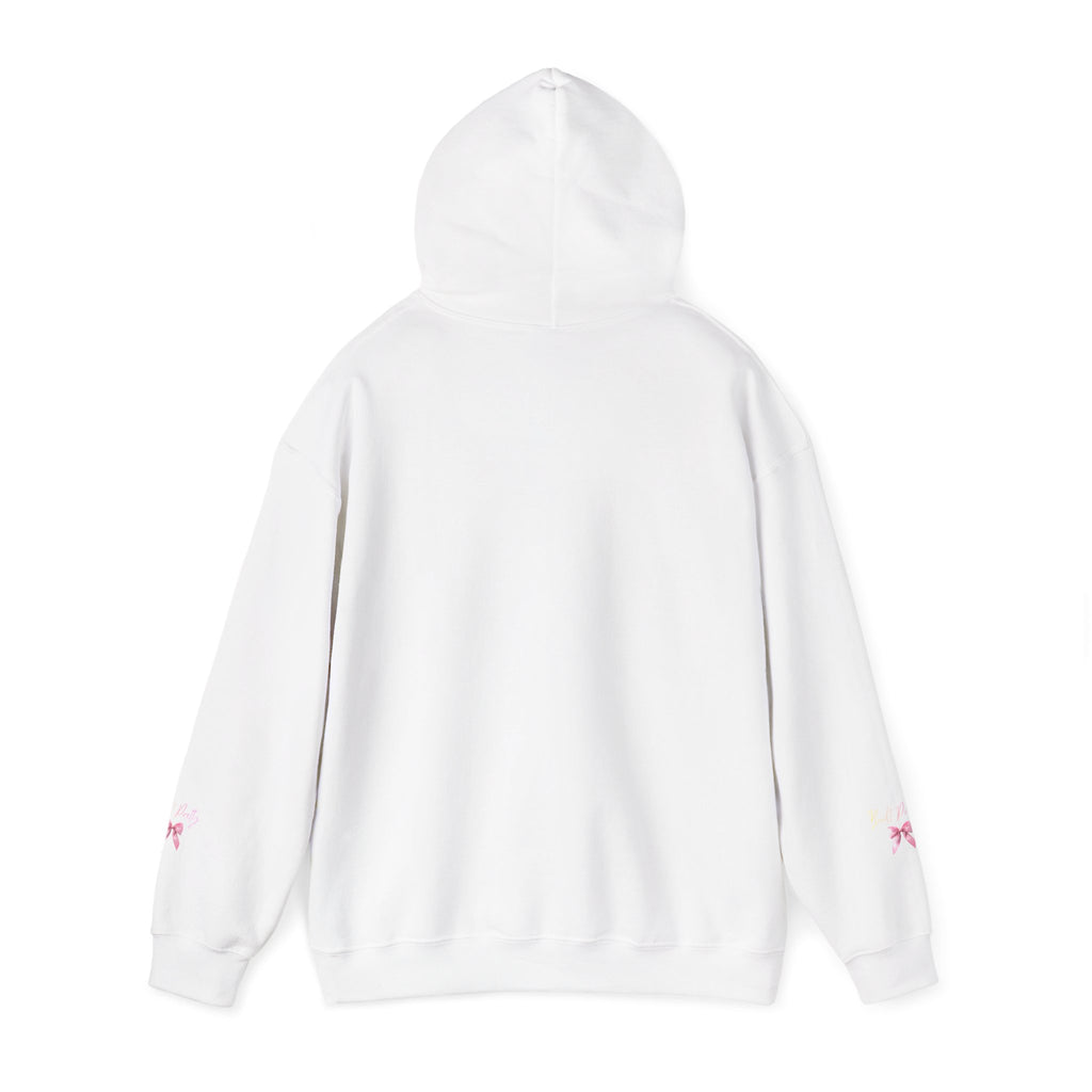 Pretty Bow Hoodie — "Built Pretty" Pink Ribbon Graphic