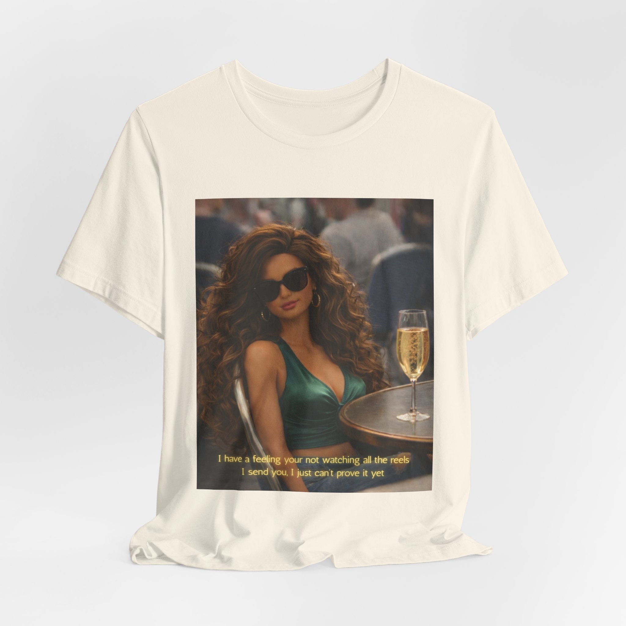 Graphic T‑Shirt — Ladies relatable Meme Top