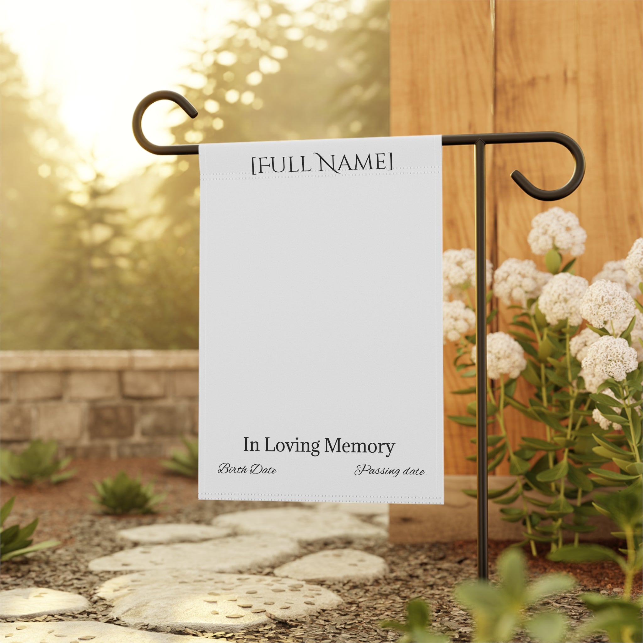 Personalized Legacy Memorial Garden Banner