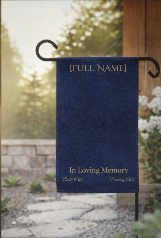 Personalized Legacy Memorial Garden Banner