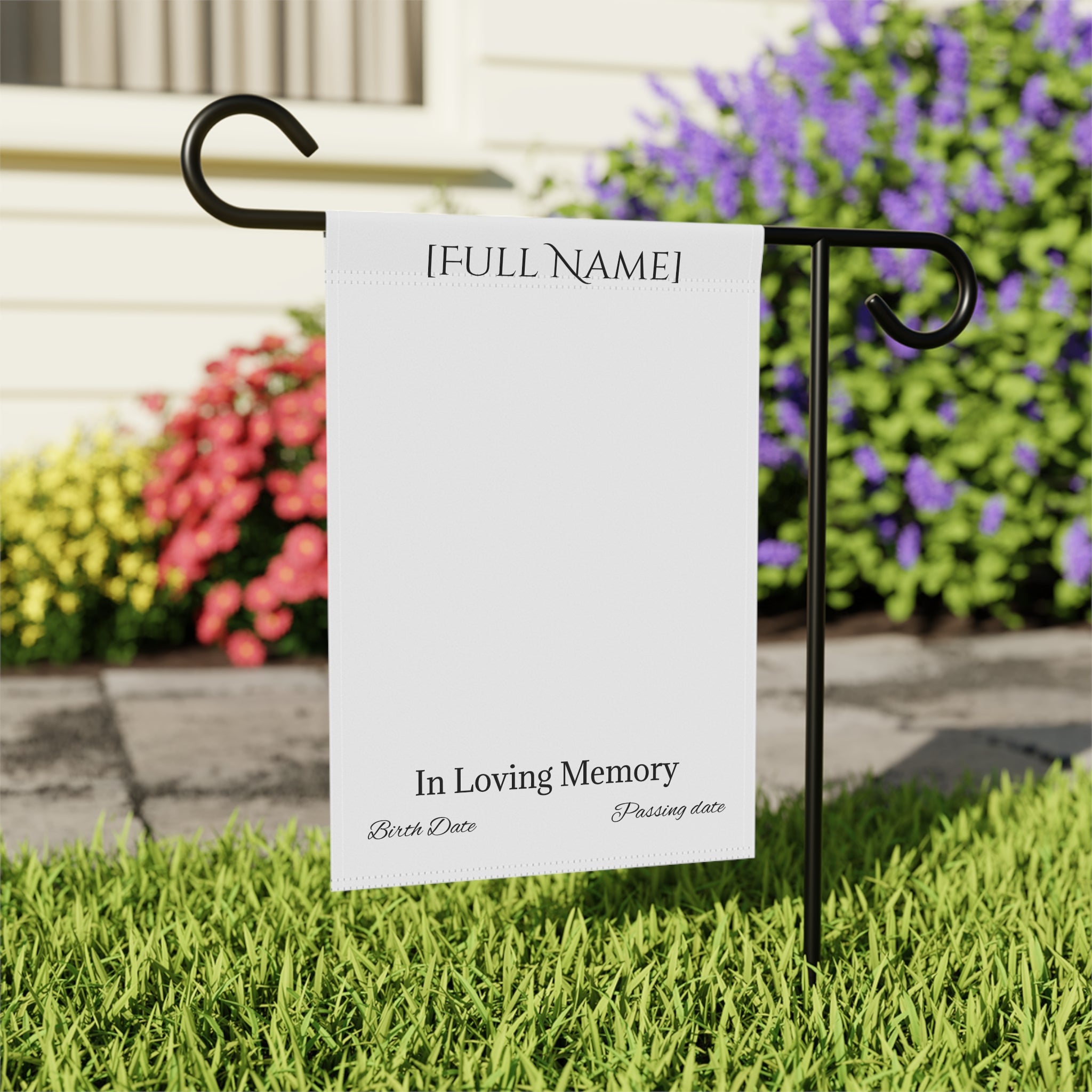 Personalized Legacy Memorial Garden Banner
