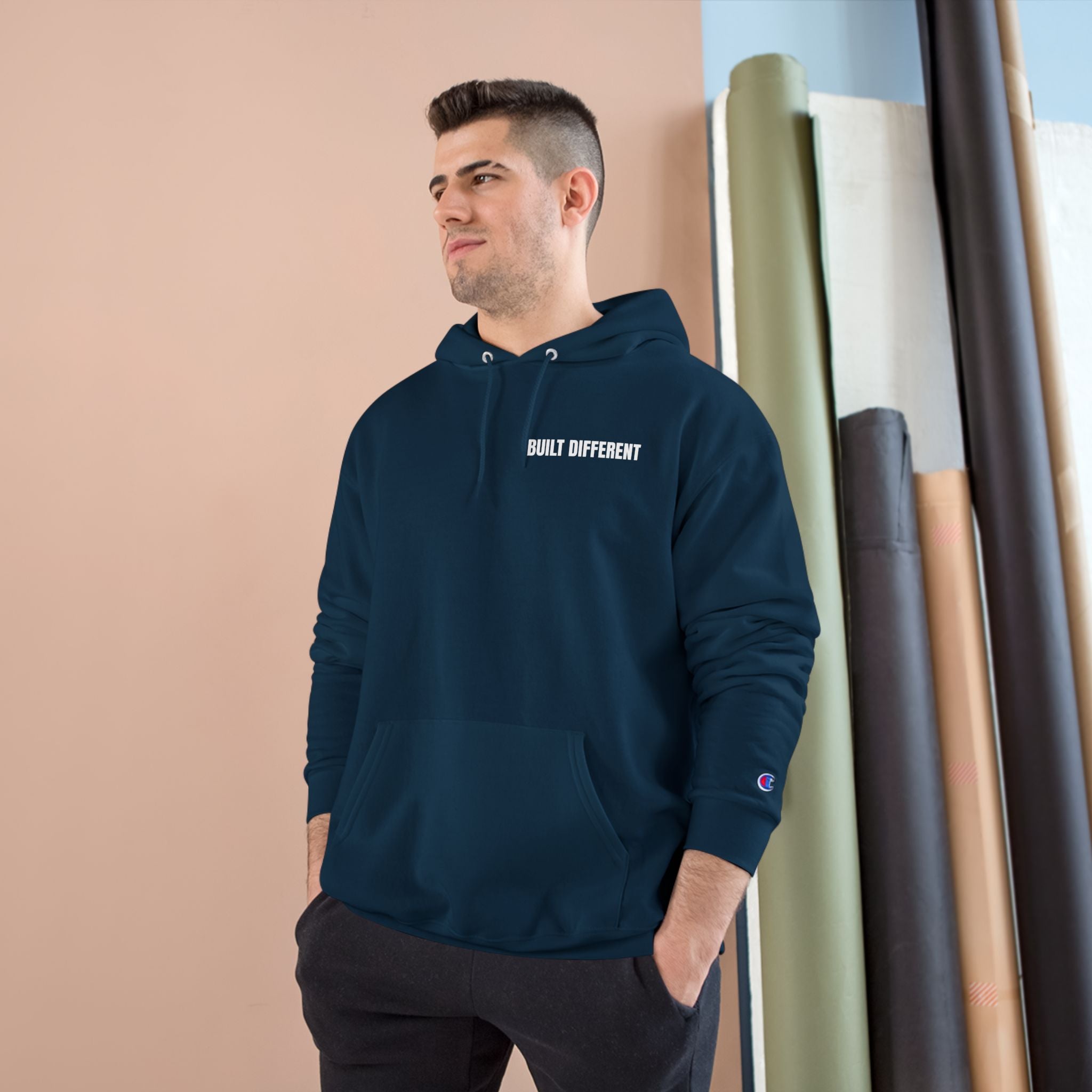 Built Different Hoodie — Pullover, Bold Motivational Streetwear