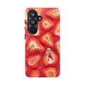 Strawberry Phone Case — Bold Red Fruit Pattern