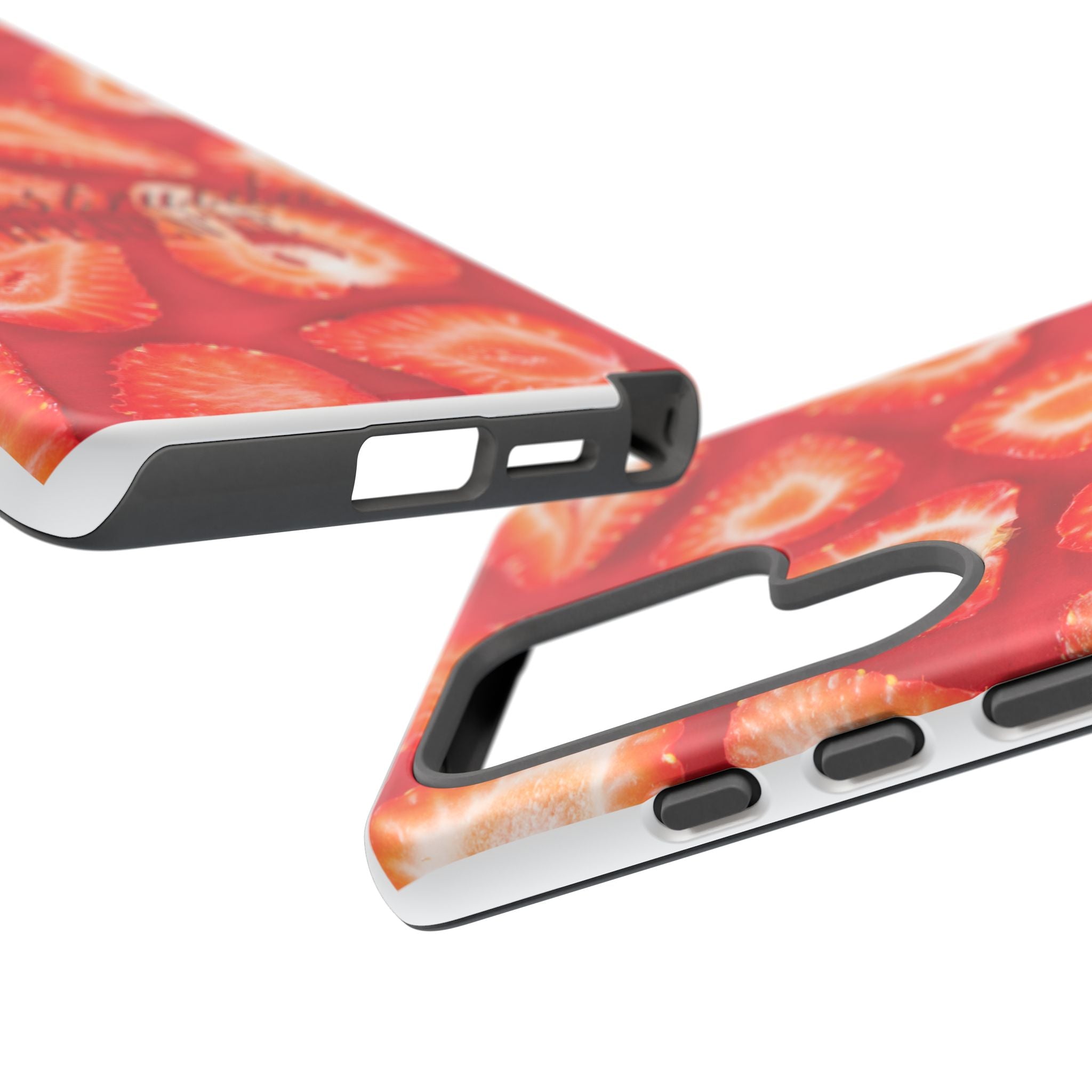 Strawberry Phone Case — Bold Red Fruit Pattern