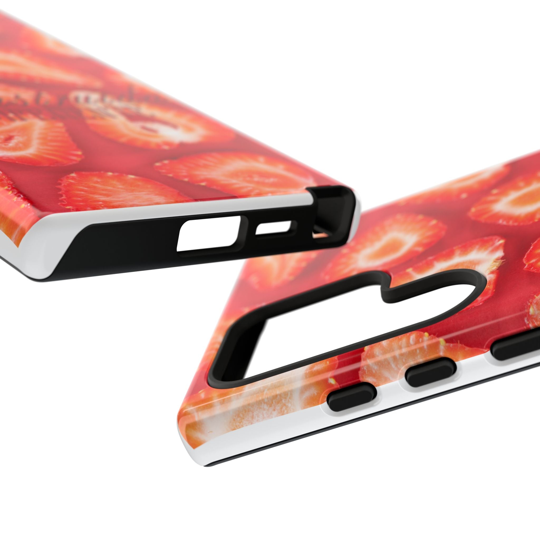 Strawberry Phone Case — Bold Red Fruit Pattern