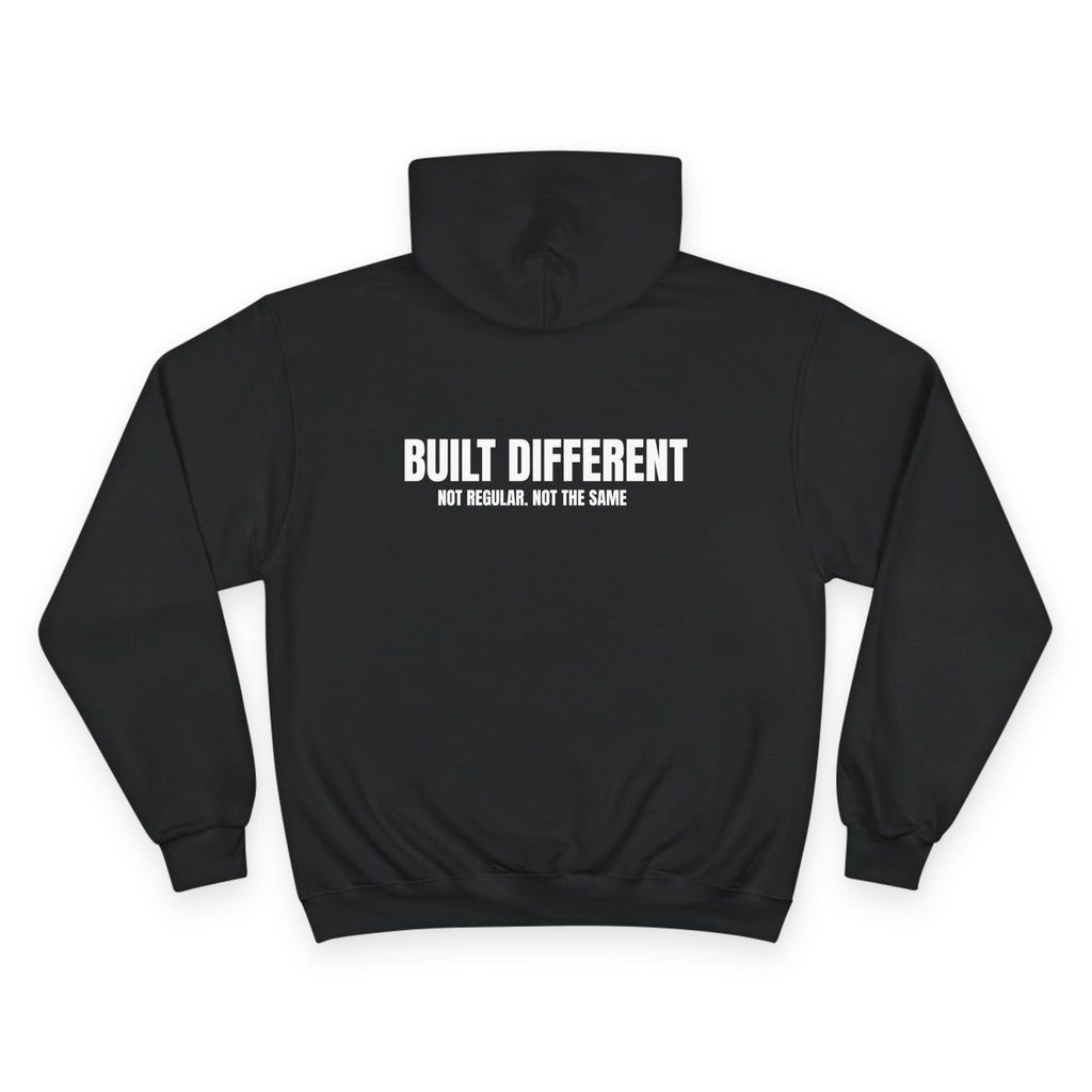 Built Different Hoodie — Pullover, Bold Motivational Streetwear