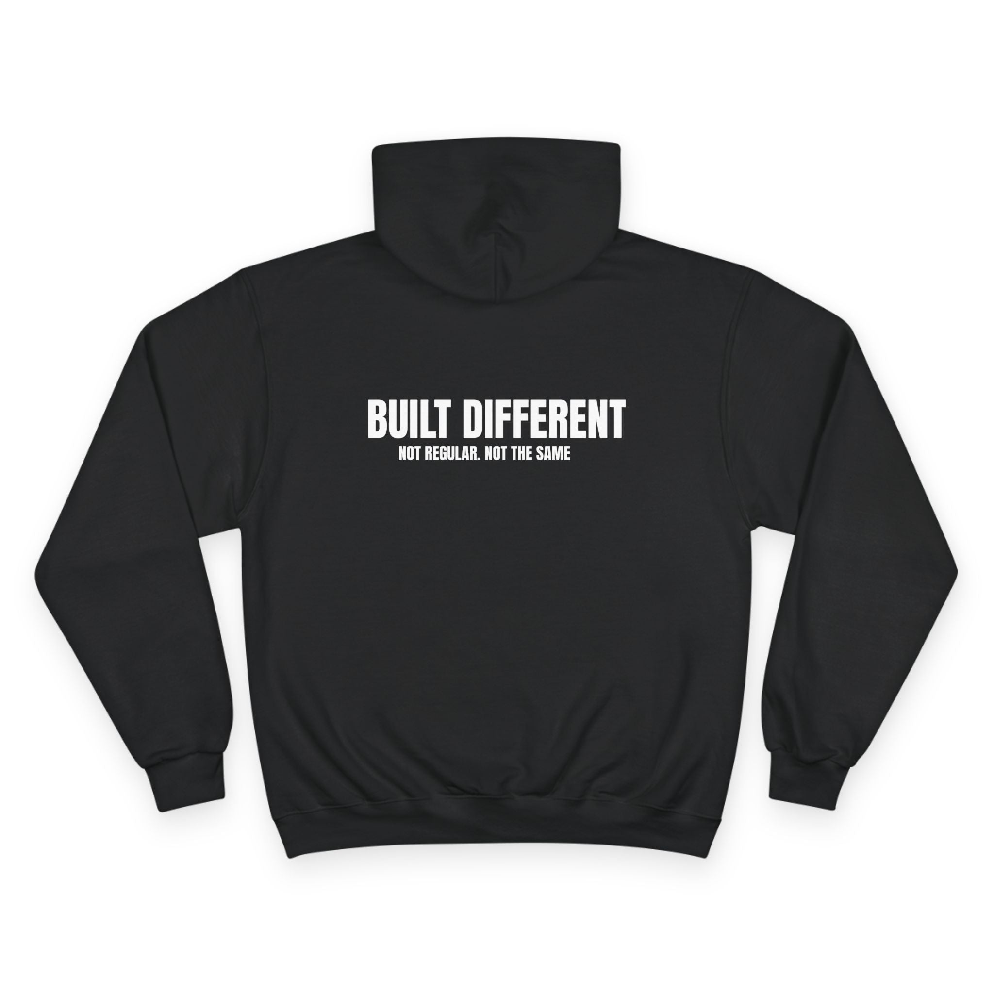 Built Different Hoodie — Pullover, Bold Motivational Streetwear